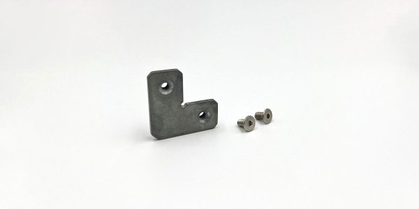 Winkelverbinder inkl.2 Bohrungen, inkl. passender Schrauben