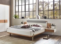 Bettanlage mit Holzkopfteil ohne aufgesetztem Holz-Formteil