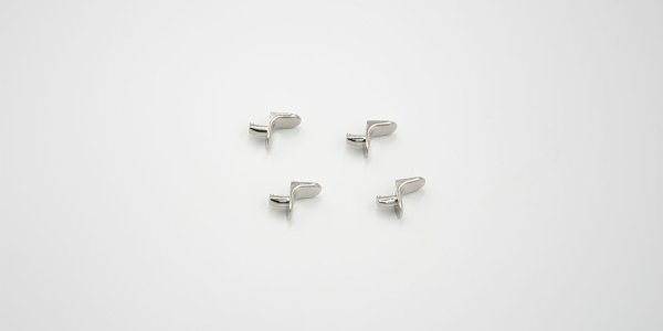 4-er Set Bodenträger für 5mm Rasterlochbohrung ohne Zapfen für  Einlegeboden ohne Bohrung