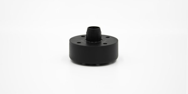 Gleiter - Sockel zur Verwendung von Stellfuß 00 EBS 596-1 aus schwarzem Kunststoff